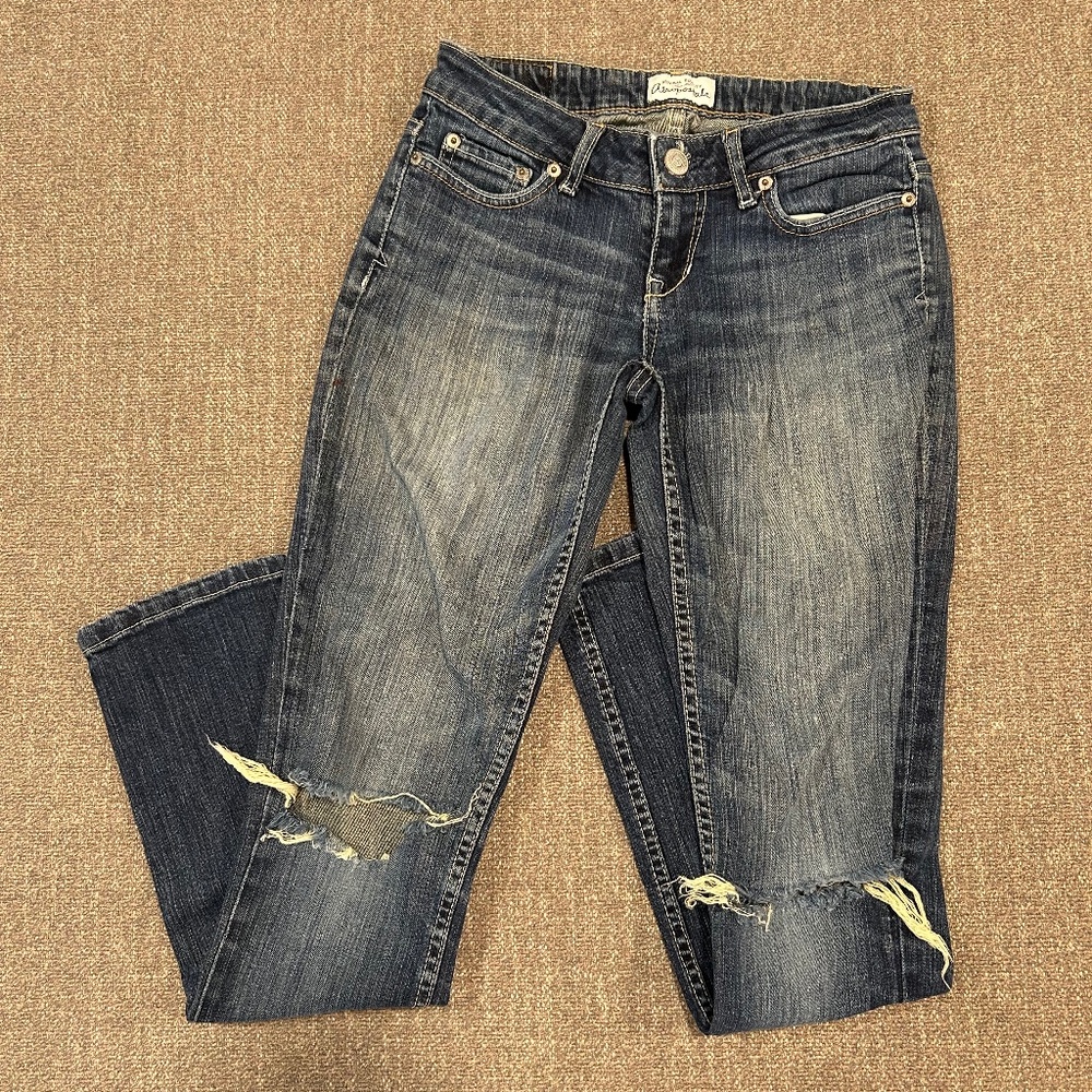 🎃Aero Distressed Skinny Jeans-Short